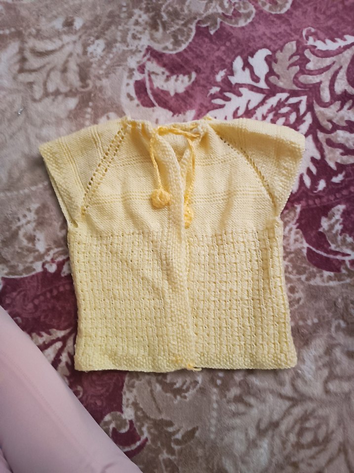 Kız Çocuk Örgü Süveter - Görsel 3