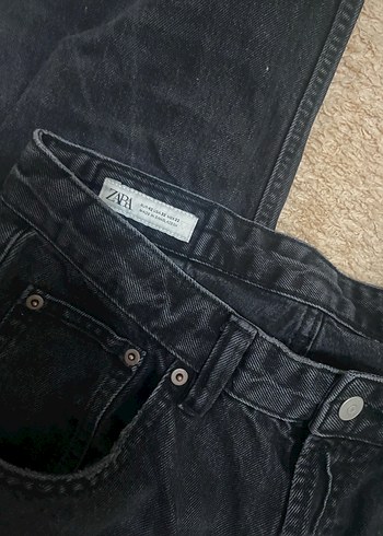 Erkek Kahverengi Bol Kesim Midi Denim Jean - Görsel 3