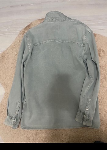 Gri erkek Denim Ceket Düğmeli - Görsel 2