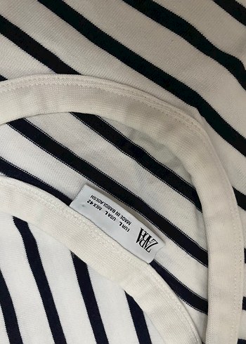 Erkek Siyah Beyaz Çizgili Uzun Kollu Tişört - Görsel 3