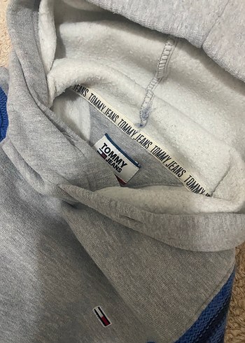 Gri Erkek  Kapüşonlu Örgü Sweatshirt - Görsel 3