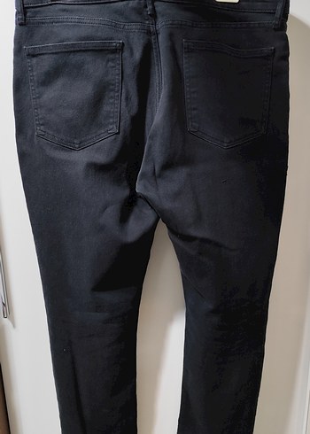 Erkek Siyah Regular Fit Denim Jean - Görsel 2