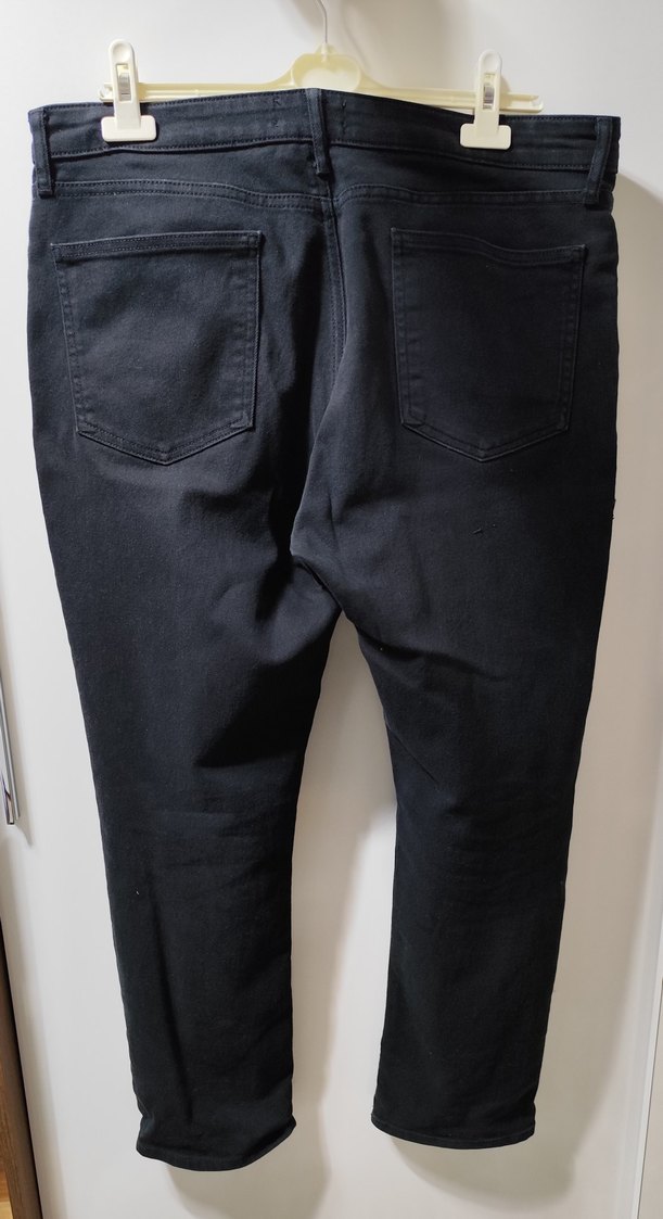Erkek Siyah Regular Fit Denim Jean - Görsel 2
