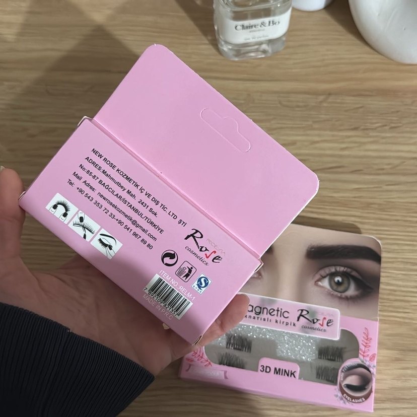 Manyetik 3D Mink Sahte Kirpik - Görsel 2