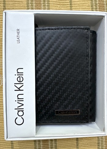 Calvin Klein Siyah Deri Cuzdan
