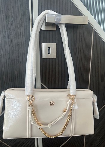 Michael Kors Mk Krem Deri El Cantasi