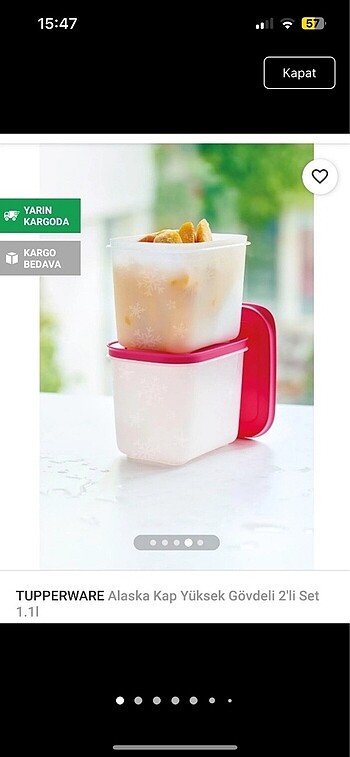Tupperware alaska kap