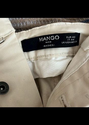 Mango Bej Regular Fit Erkek Pantolon