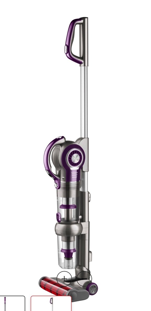 Mor Renkli Kablosuz Elektrikli Süpürge - Görsel 2