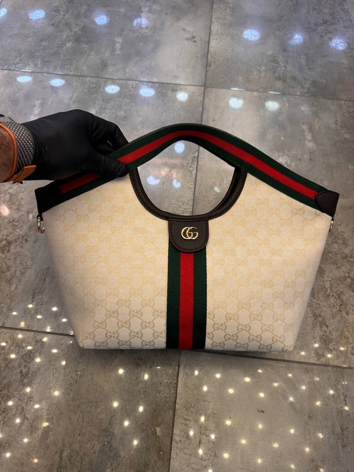 Klasik Şıklıkta Kahverengi Baskılı Kadın Çantası - Görsel 2