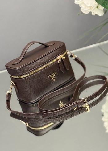 Prada Siyah Deri Kadın Çanta - Görsel 6