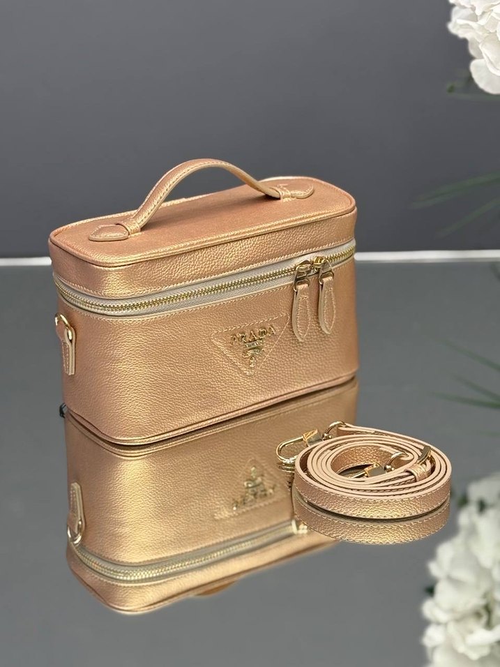 Prada Siyah Deri Kadın Çanta - Görsel 5