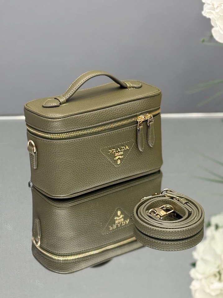 Prada Siyah Deri Kadın Çanta - Görsel 3