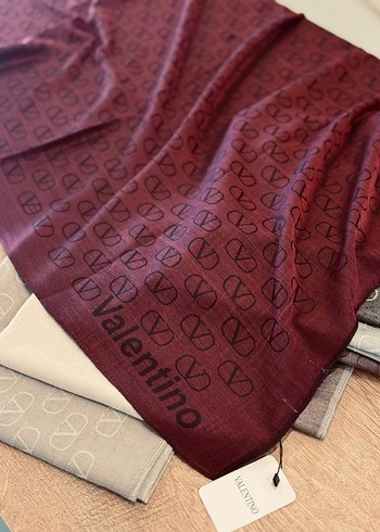 Örgü Detaylı Gri Kadın yün ipek şal - Görsel 3