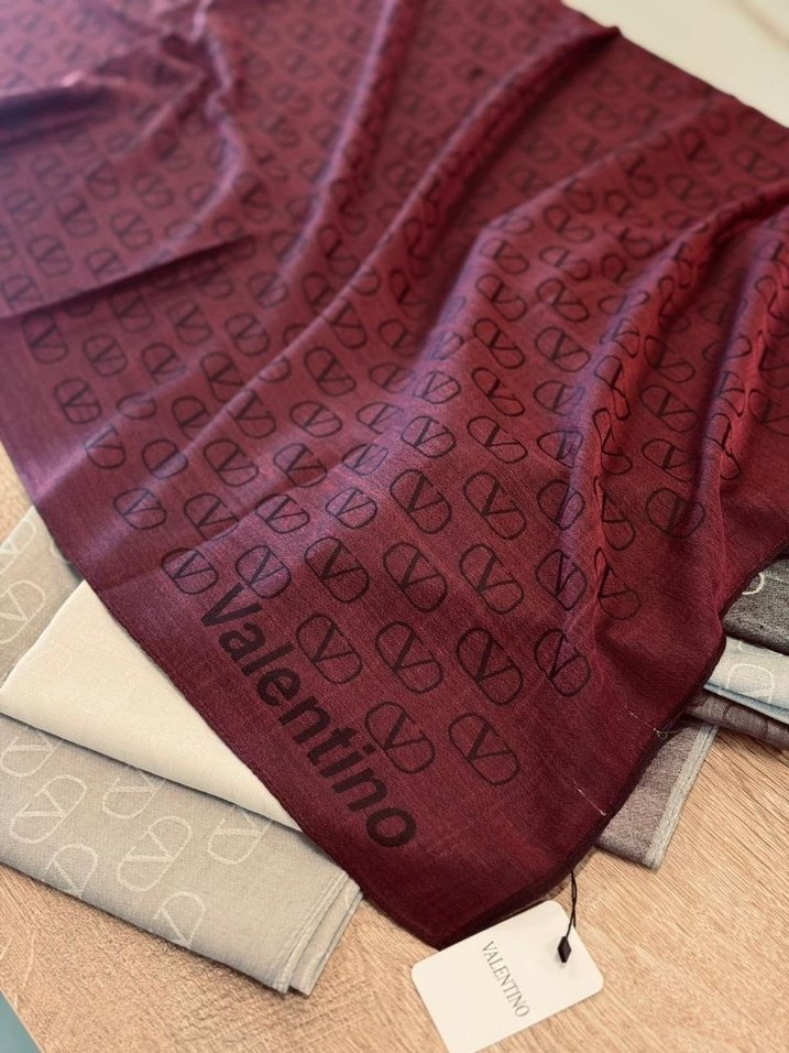 Örgü Detaylı Gri Kadın yün ipek şal - Görsel 3