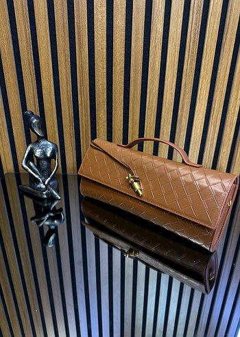 Klasik Siyah Deri Kadın Çanta - Görsel 4