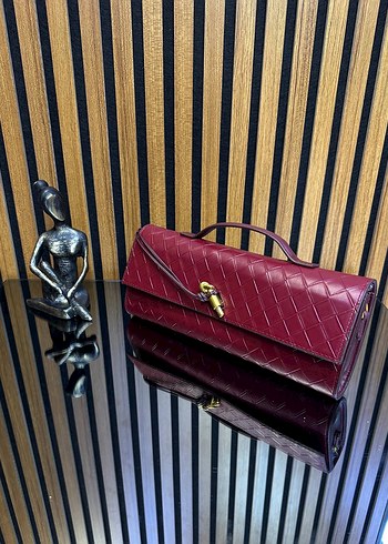 Klasik Siyah Deri Kadın Çanta - Görsel 3