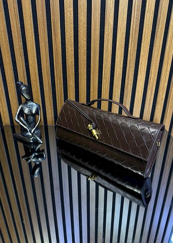 Klasik Siyah Deri Kadın Çanta - Görsel 2