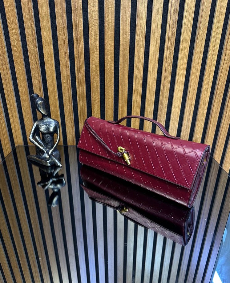 Klasik Siyah Deri Kadın Çanta - Görsel 3