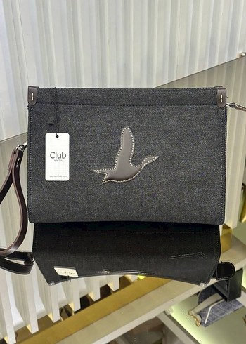 Kahverengi Deri Kadın Portföy Çanta - Görsel 4