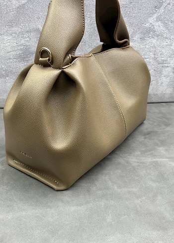 Polene  marka Kemer Detaylı Siyah Deri Kadın Çanta - Görsel 4