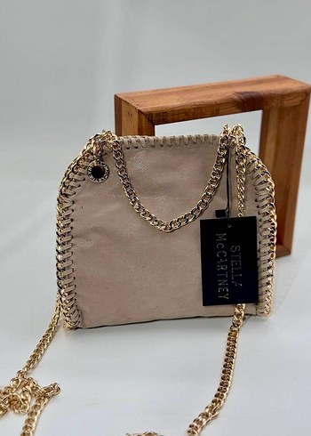 Mavi Zincir Detaylı Süet Kadın Çanta - Görsel 3