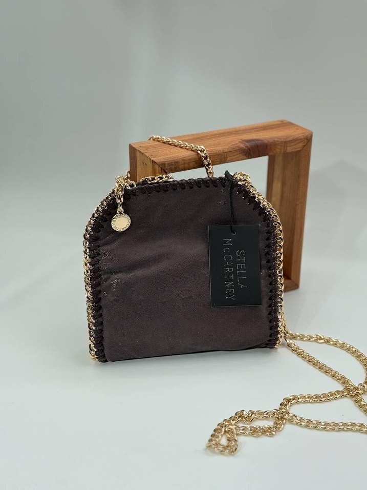 Mavi Zincir Detaylı Süet Kadın Çanta - Görsel 2