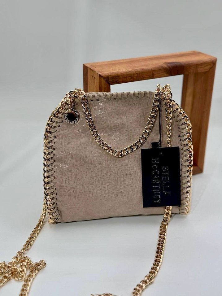 Mavi Zincir Detaylı Süet Kadın Çanta - Görsel 3