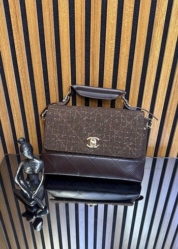 Kahverengi Deri Kadın Çanta - Görsel 2