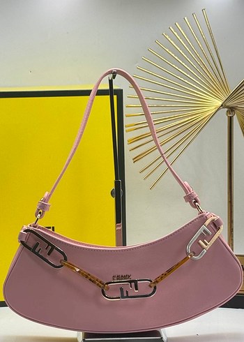 Zincir Detaylı Siyah Deri Kadın Çanta - Görsel 3