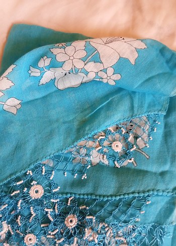 igne oyasi yazma tülbent - Görsel 2