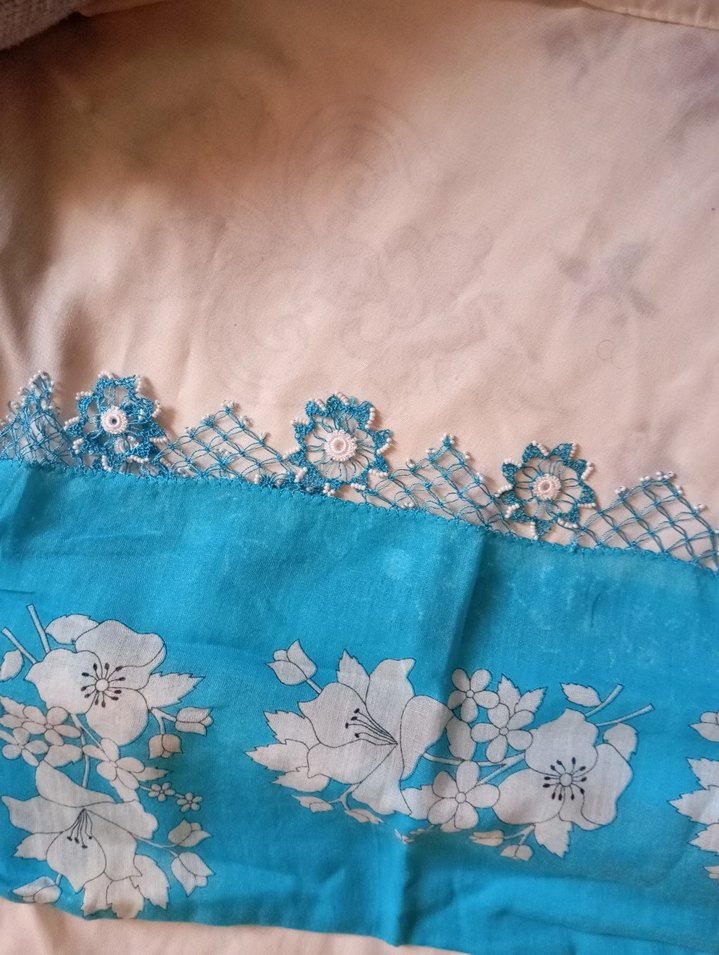 igne oyasi yazma tülbent - Görsel 3