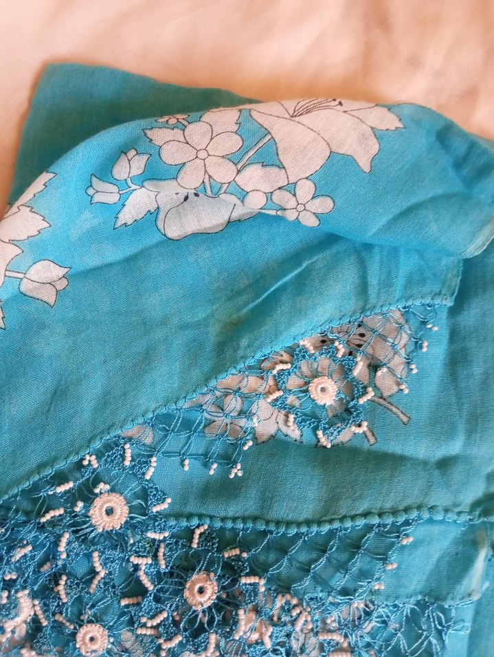 igne oyasi yazma tülbent - Görsel 2