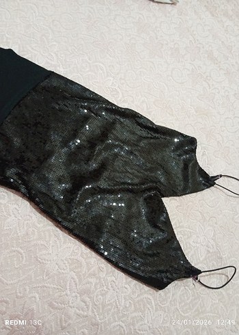 Siyah Payetli zibin - Görsel 2