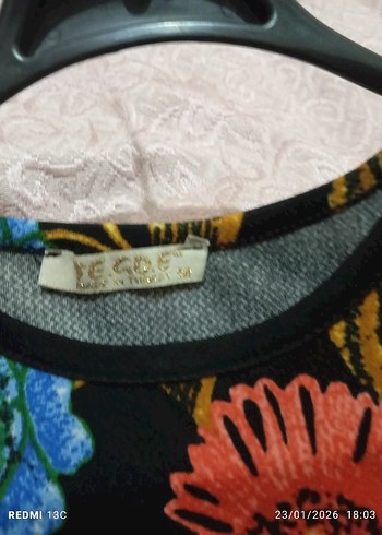 Çiçek Desenli Uzun Bohem Elbise - Görsel 5