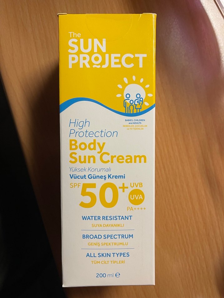 The Sun Project SPF 50+ Vücut Güneş Kremi görkito - Görsel 2