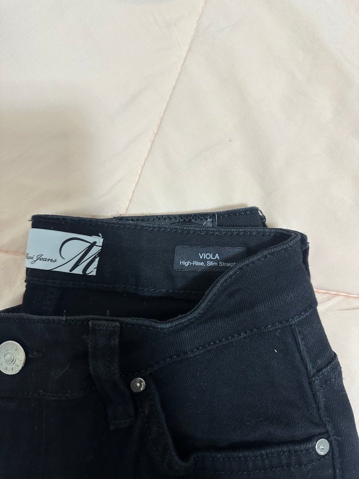 Kadın Siyah Regular Fit Denim Pantolon - Görsel 4