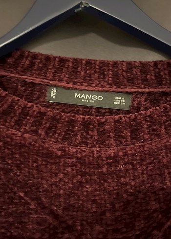 Bordo Örgü Kadın Kazak - Görsel 3