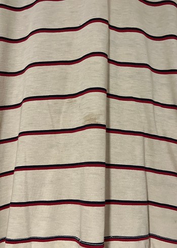 Bej Çizgili Erkek Polo Tişört - Görsel 3