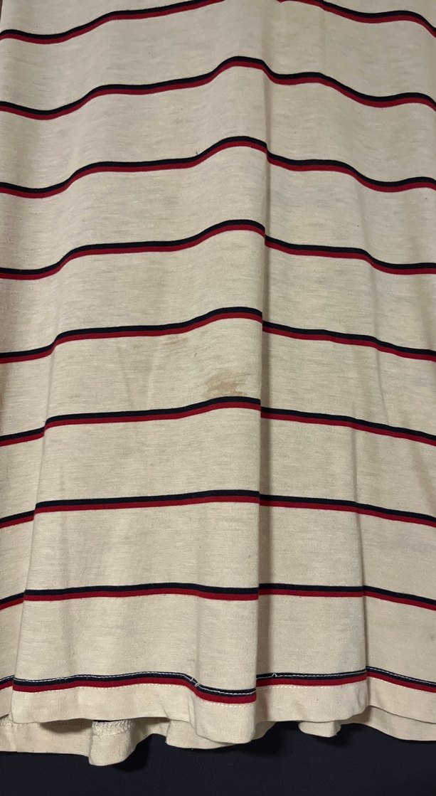 Bej Çizgili Erkek Polo Tişört - Görsel 3