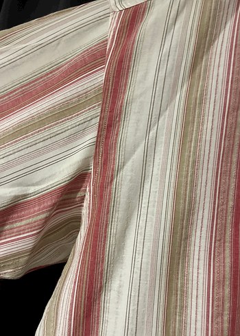 Erkek Çok Renkli Çizgili Kısa Kollu Gömlek - Görsel 2