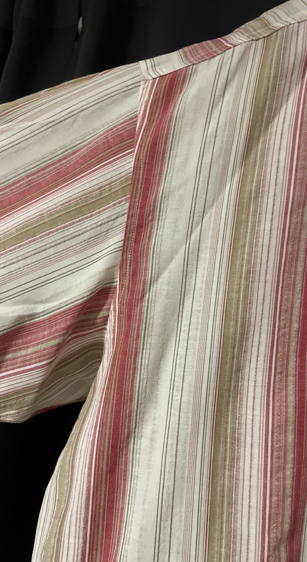 Erkek Çok Renkli Çizgili Kısa Kollu Gömlek - Görsel 2