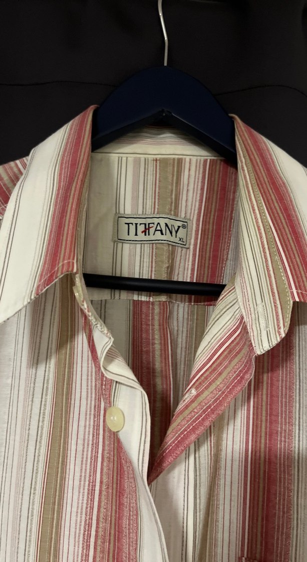 Erkek Çok Renkli Çizgili Kısa Kollu Gömlek - Görsel 3