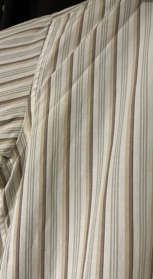 Bej Kısa Kollu Keten Gömlek - Görsel 2