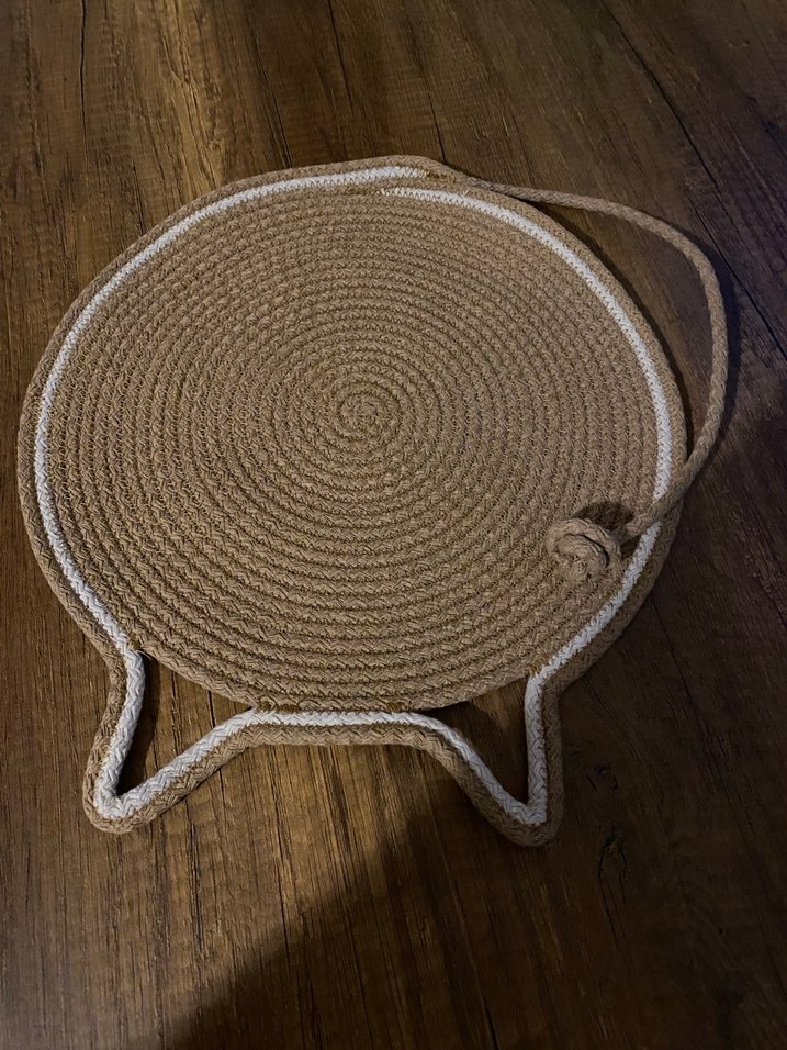 30 a 30 kedi paspası doğal pamuk ip - Görsel 2