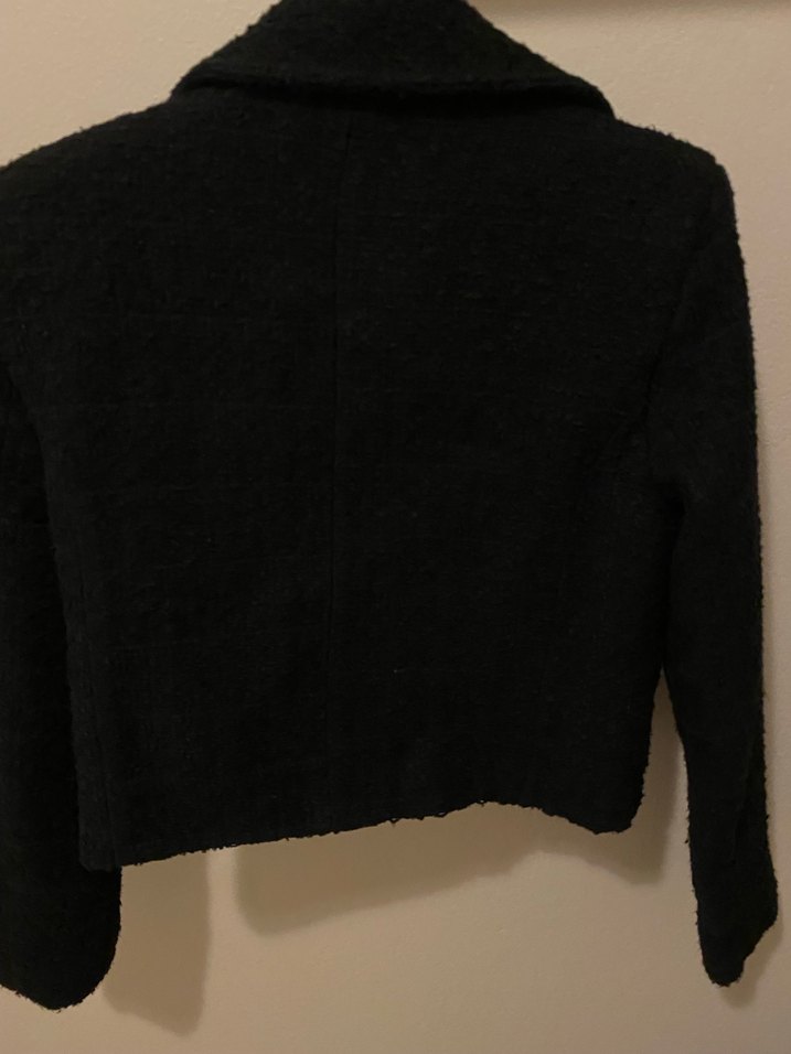 Düğmeli Siyah Kadın Blazer Ceket 38 beden - Görsel 3