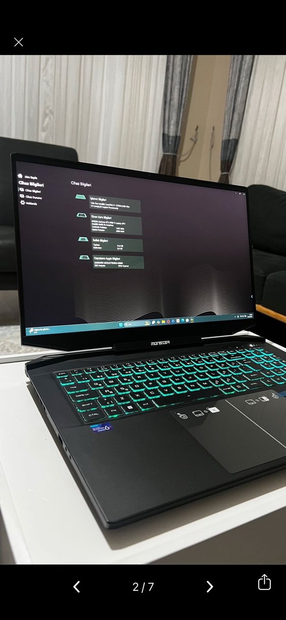 Monster Abra A7 V14.3.4 17,3" Oyun Bilgisayarı - Görsel 2