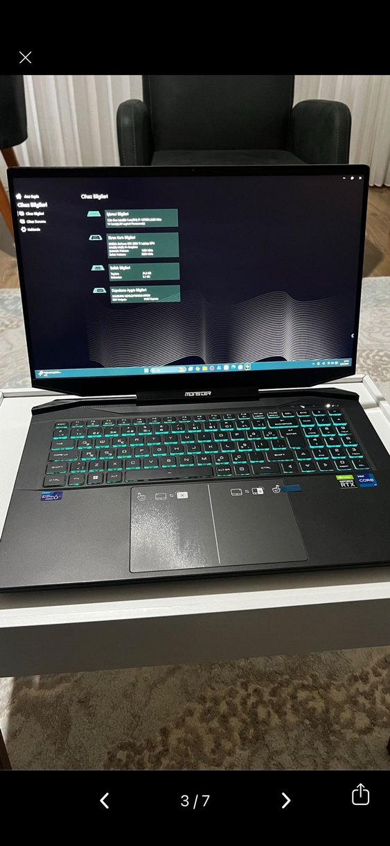 Monster Abra A7 V14.3.4 17,3" Oyun Bilgisayarı - Görsel 3