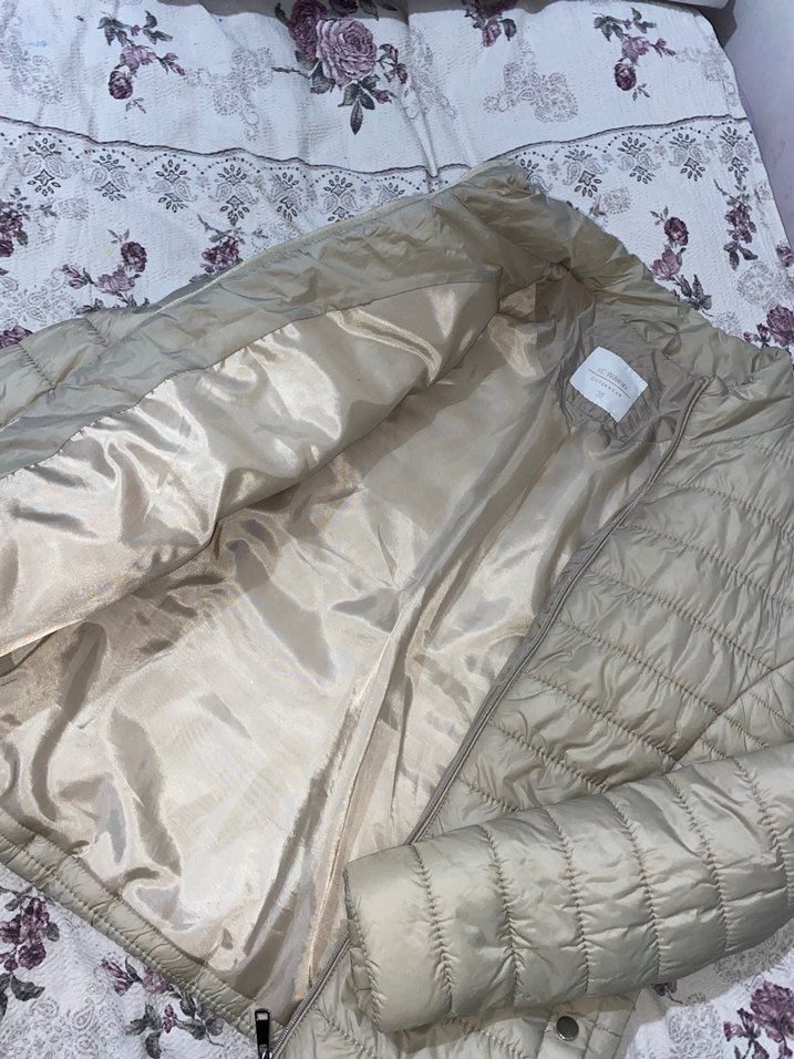 Gri Fermuarlı Kadın mevsimlik mont - Görsel 3