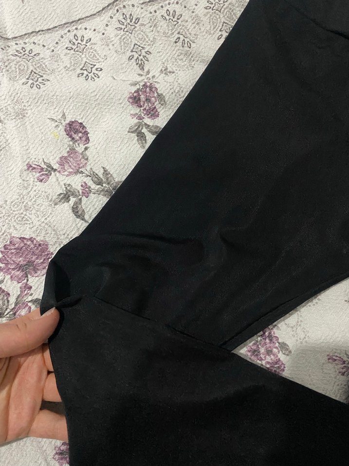 Siyah Kadın Spor Tayt - Görsel 2